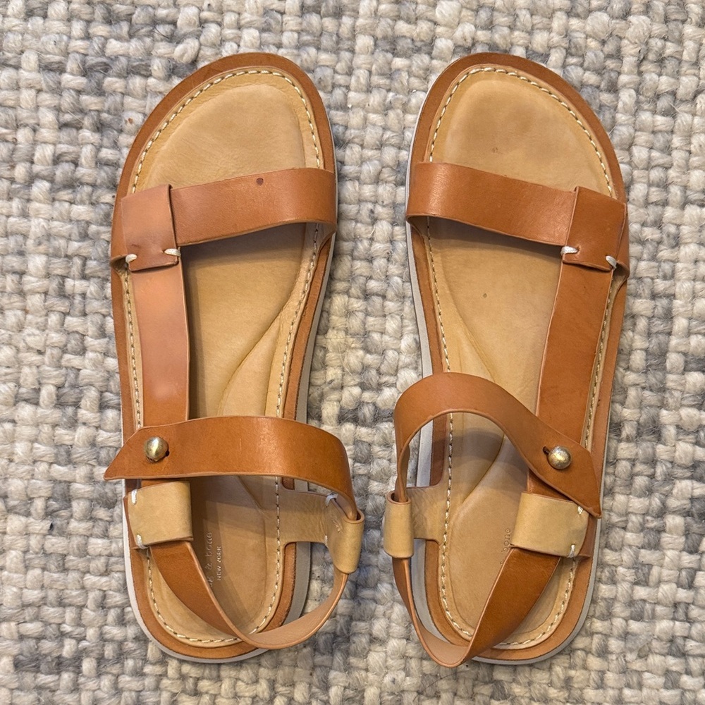 Rag & Bone Tan Leather Sandals